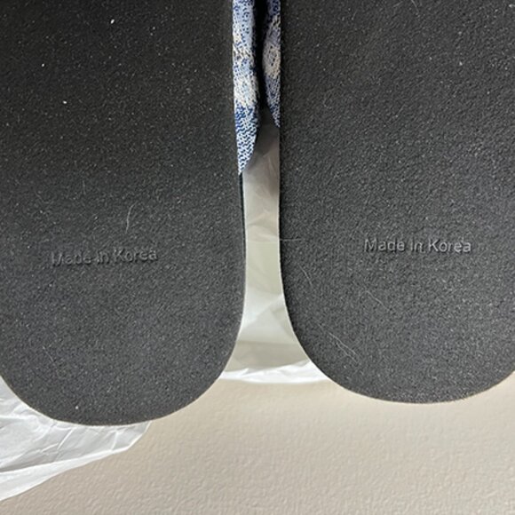 MCM - Women's Blue Denim Monogram Slide Slippers - NIB - Picture 7 of 8